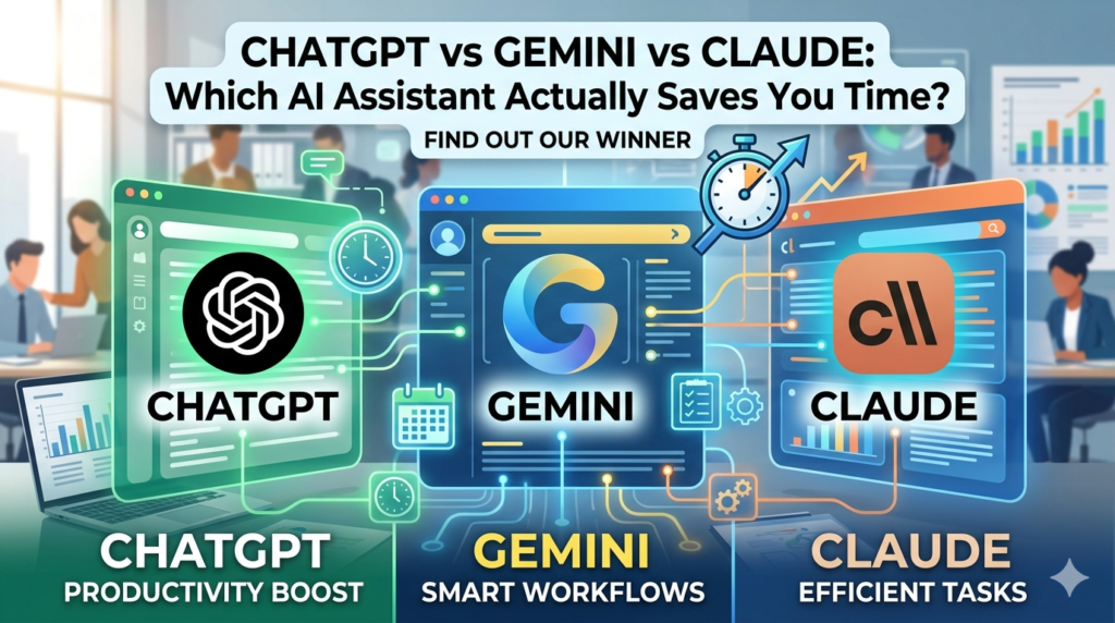 ChatGPT vs Gemini vs Claude